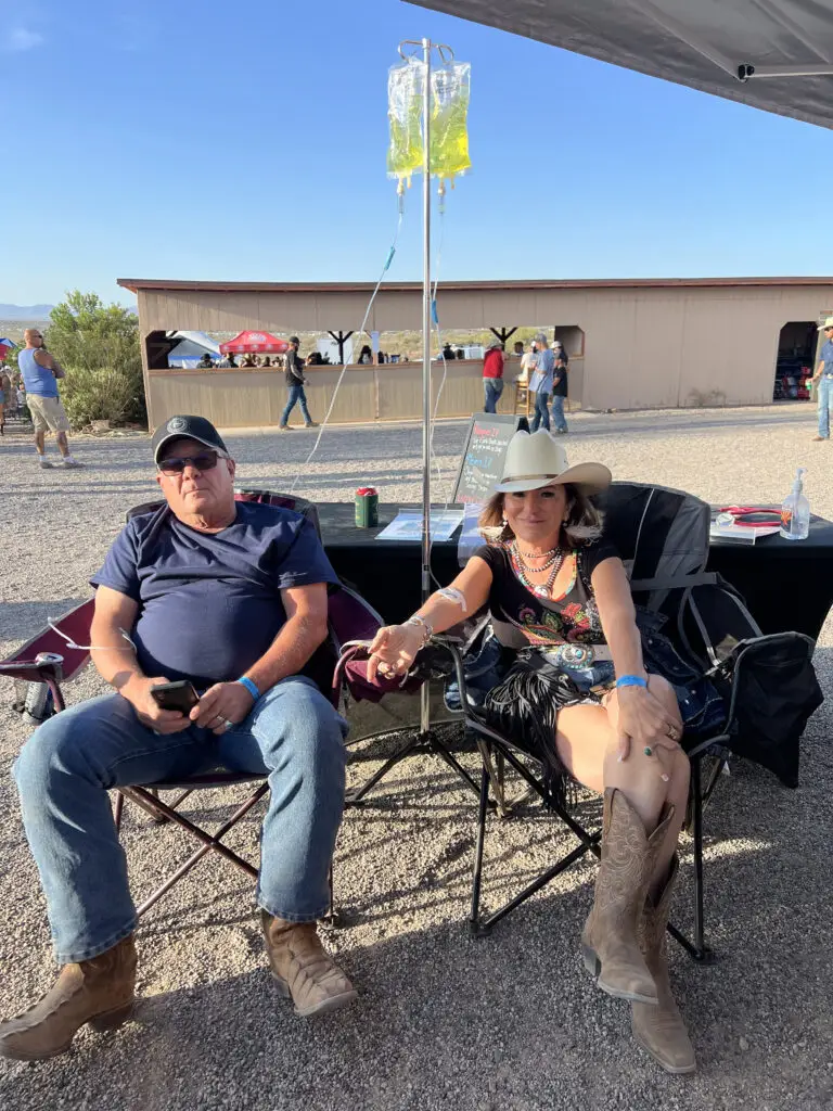 IVs at Party in the Desert